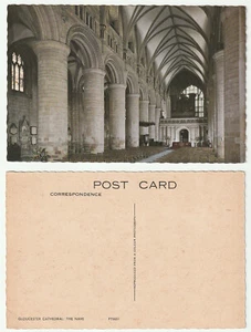 82232 - Gloucester Cathedral - The Nave - alte Ansichtskarte - Picture 1 of 1