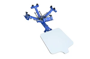 Tabletop 4 Color 1 Station Screen Printing Press Equipment T-shirt DIY Tool - Picture 1 of 13