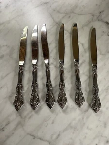 Oneida Michelangelo Edelstahl Besteck Tafelmesser Set 6 Ersatz - Bild 1 von 8