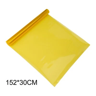 Premium Yellow Headlight Tailight Fog light Tint Film for Optimal Performance - Image 1 of 4