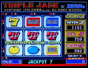 Triple Jack 1998 Cherry Master 8 revestimientos PCB tablero de juego POG olla O ranura de fruta dorada - Imagen 1 de 24