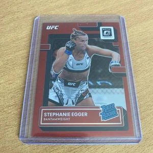 Stephanie Egger #/199 Red Prizm Rated Rookie 2023 Panini Donruss Optic UFC RC - Bild 1 von 3
