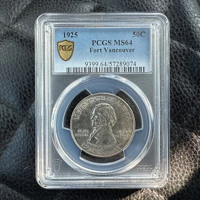 1925 Fort Vancouver Centennial Half Dollar 50c Commemorative - PCGS MS 64 - Image 1 of 4