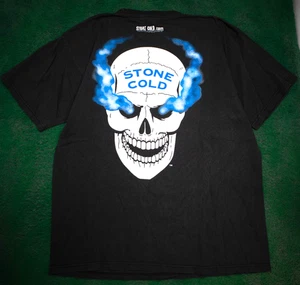Camiseta Wildman Vintage Años 90 WWF/WWE Stone Cold Steve Austin "¿QUÉ?" RARA Talla Grande - Imagen 1 de 6