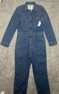 NWT Lee Jumpsuit W/XS DarkBlue Union Alls Modern Overalls Utility Workwear Denim - Picture 1 of 9