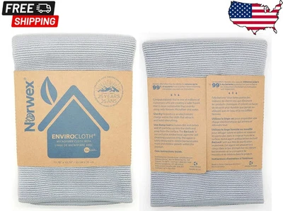 Norwex Enviro Cloth Graphite 13.78"L x 13.78"W Fast Shipping NEXT DAY