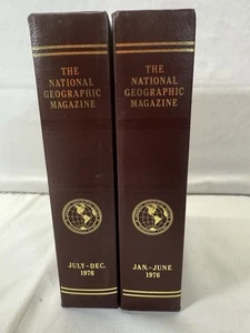 National Geographic Magazine 1976 January-December, Sleeve Back Holder Binder - Picture 1 of 14