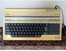 Japanese Canon V-10 MSX Retro Gaming Computer 1983 Vintage Power Tested As-Is 