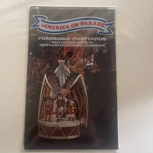 1975-76 America On Parade Disneyland Postcards Set Of 8 Still Sealed - Picture 1 of 2