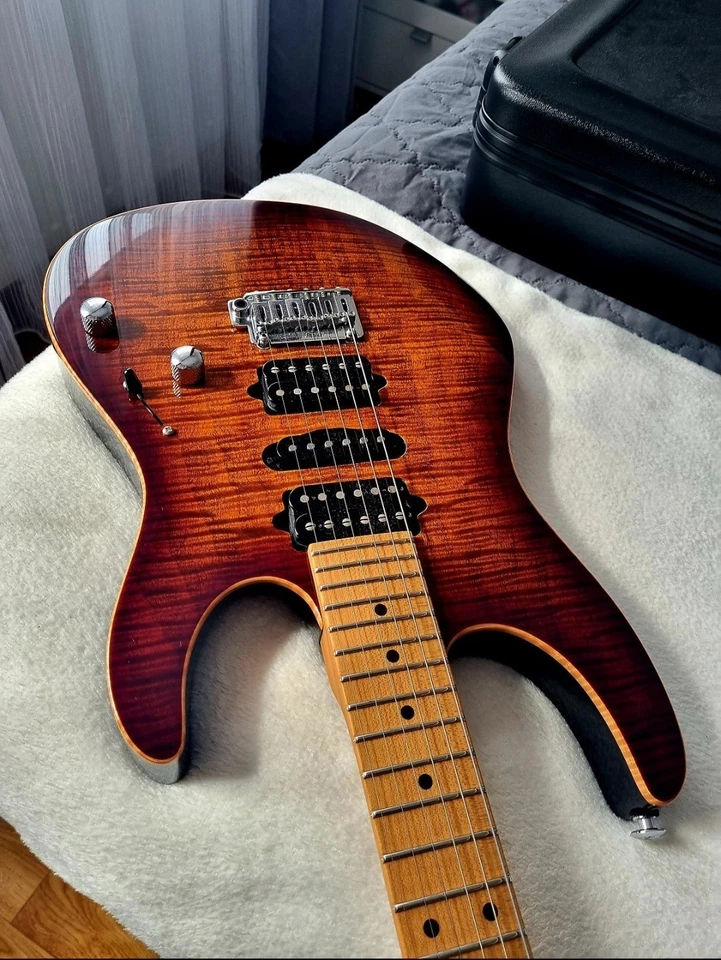 Suhr Modern Plus HSH Bengal Burst With Roasted Maple Neck 2019 - Bild 1 von 4