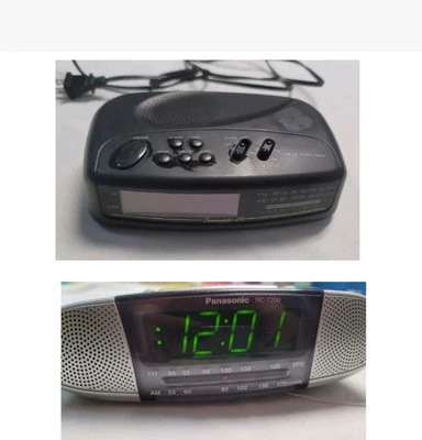 AM/FM Digital LED Reloj Radio Shak Cronomático Lote De 2 Foto 1 de 4