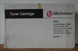 Tally Genicom Toner 8008 yellow gelb 043338 für T8008 N NS OVP B - Picture 1 of 1