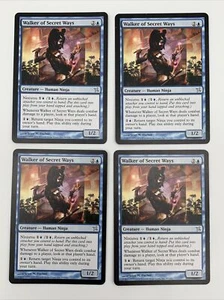 Walker of Secret Ways x4 Magic the Gathering Betrayers of Kamigawa MTG MP - Foto 1 di 10