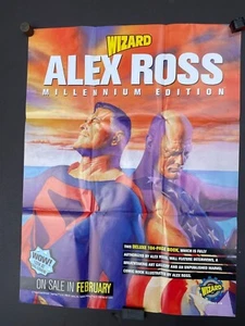 Poster - 1998 Alex Ross Art Millennium Special Wizard Promo Poster 25" x 19"  - Bild 1 von 1
