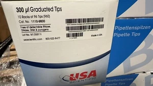 USA Scientific 11109800 300 l TIPONE PUNTAS GRADUADAS, 960 puntas - Imagen 1 de 1