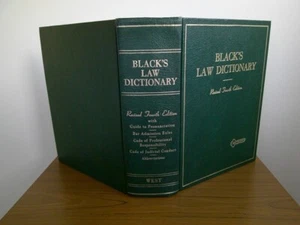 Black's Law Dictionary Revised 4th ed/13th ptg (1975) hardcover - Picture 1 of 6