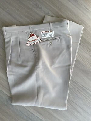 Pantalones McGregor de poliéster caqui tostado para hombre de colección nuevos con etiquetas - 36 x 29,5 cintura 36 longitud M Foto 1 de 4