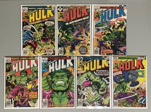  Marvel Keys Incredible Hulk #210 214 215 223 225 228 230 MUY BIEN+ (5.5-7.5) - Imagen 1 de 5