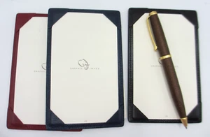 Jotter Leder 3x5" persönliche Tasche nachfüllbar 24 Karten Grafik Bild DUNKELBLAU - Bild 1 von 13