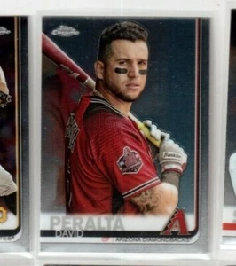 David Peralta 2019 Topps Chrome Base Card # 9 David Peralta Arizona Diamondbacks - Picture 1 of 2