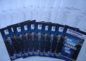 10 x Programa y alineación amigable 29/7/2017 Hertha BSC vs Liverpool FC  - Imagen 1 de 1