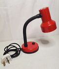 Vintage Red Mfi Desk Lamp