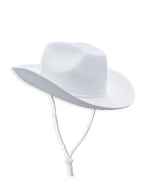 Plain White Cowboy Hat, Summer Hat, Western Party, Cowgirl Hat, Child Size New - Image 1 of 4