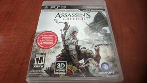 PS3 ASSASSIN'S CREED III With MANUAL GOOD CONDITION Ships Free!!! - Picture 1 of 4