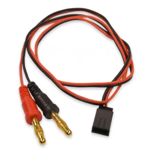 Empfänger Ladekabel für Empfängerakku UNI Graupner JR Futaba 4,0 Bananenstecker - Bild 1 von 1