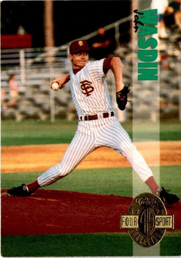 1993 Classic Four Sport John Wasdin Rookie RC #301 - Image 1 of 1