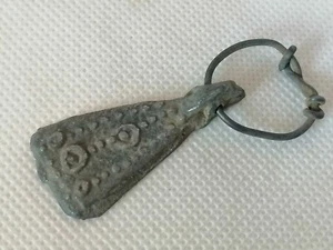 Rarissimo antico amuleto vichingo colore argento manufatto autentico - Foto 1 di 11