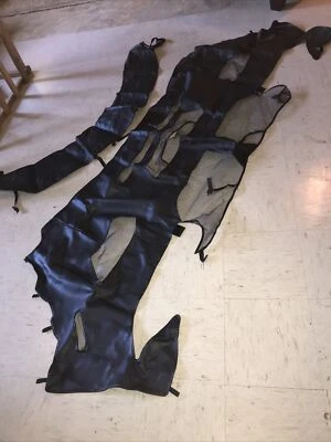 LeBra 551485-01 Black Front End Cover Fits 2015-17 Lincoln MKC Car - Image 1 of 4