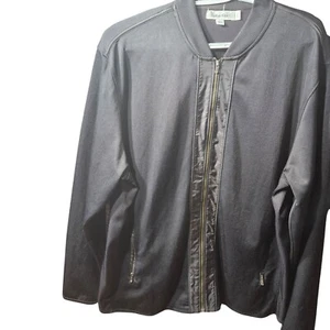 Calvin Klein Herren Jacke schwarz mit Reißverschluss Größe L - Bild 1 von 4