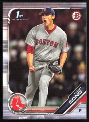 2019 Bowman Draft #BD-99 Noah Song Rookie Boston Red Sox - Image 1 of 2