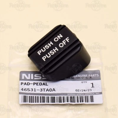 Nueva pastilla de pedal de freno de estacionamiento genuina OEM NISSAN LEAF ROGUE MURANO PKB 46531-3TA0A Foto 1 de 4