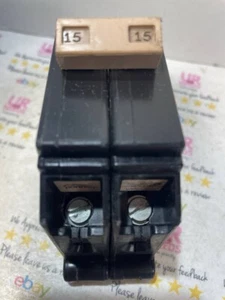 Eaton Cutler-Hammer CH215 Leitungsschutzschalter 2-polig 15 Ampere 240 Volt - Bild 1 von 6