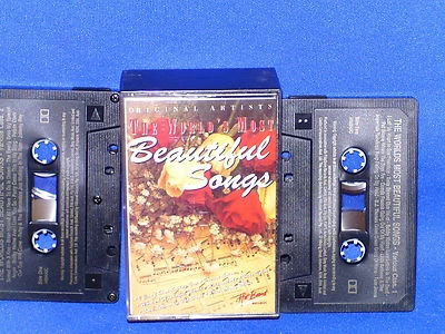 THE WORLD’S MOST BEAUTIFUL SONGS – AUSTRALIAN DOUBLE CASSETTE TAPE NM - Image 1 of 3