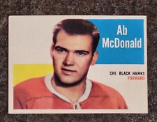 1960-61 TOPPS HOCKEY NHL #66 Vic Stasiuk EX+ Boston Bruins Card