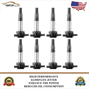 8 Ignition Coils For Jaguar XF XJ8 S-Type XJR Super XK8 Vanden Plas XK XKR 4.2L - Picture 1 of 5