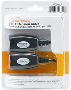 Monoprice USB Extender über Cat5e oder Cat6 Anschluss, bis zu 150 Fuß - Bild 1 von 2