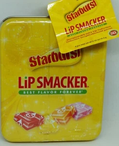 Original STARBURST Collector Lip Smackers Tin With 4 Flavors Lip Balms Sealed - Picture 1 of 2