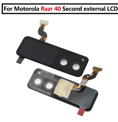 1x For Motorola Razr 40 Second External LCD Display Touch Screen Digitizer Black - Image 1 of 2