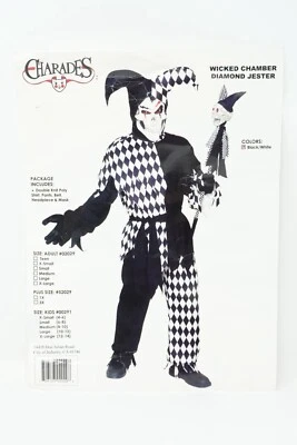 Злой шут мальчика злой ужас клоун костюм для Хэллоуина размер ребенка маленький 6-8 - Изображение 1 из 4