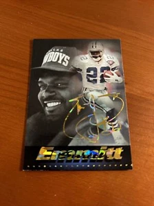 1994/95 Football’s Finest 192 Emmitt Smith Gold Foil Broder Style Promo - Picture 1 of 2