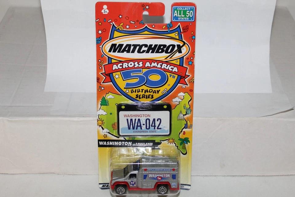 MATCHBOX Across America 50th Birthday Series Washington Ambulance - Image 1 of 1