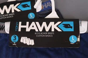 TONY HAWK, Boys Boxer Briefs Cotton Basics Size L 14/16 Multicolor ( pack of 6) - Picture 1 of 5