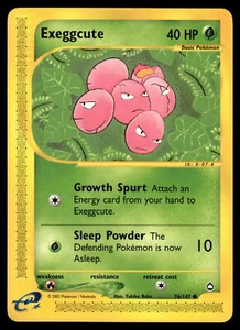 Exeggcute (76) #076/147 Aquapolis Pokemon Near Mint or Better - Picture 1 of 2