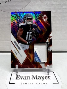 2022 Panini Phoenix - Fire Fabrics Red #FIRE-19 Treylon Burks /75 (MEM, RC) - Picture 1 of 2