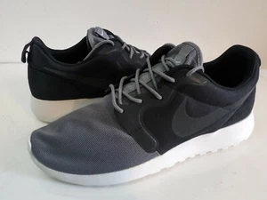 Nike Rosherun Roshe Run Hyperfuse QS Men 9.5 NEW Black Cool Grey 616325-001 NIB - Picture 1 of 9