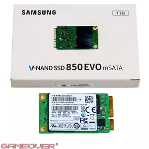🔴 Samsung 850 EVO 1TB mSATA SSD interne Festplatte Laptop PC Schreibvorgänge 0✅ - Bild 1 von 1